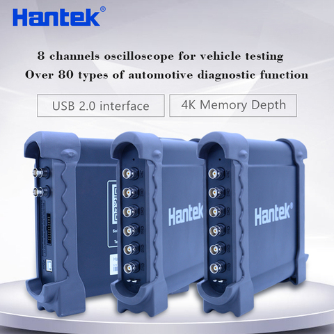 Цифровой мультиметр Hantek 1008C, программируемый автомобильный осциллограф, 8 каналов, USB для диагностики ПК ► Фото 1/6