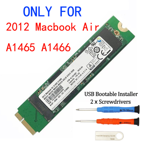 Новый 128 ГБ 256 ГБ 512 ГБ 1 ТБ SSD для 2012 Macbook Air A1465 A1466 Md231 Md232 Md223 Md224 твердотельный накопитель MAC SSD ► Фото 1/6