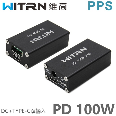 Автомобильное зарядное устройство PD с двумя портами VOOC PD3.0, QC4 +, для настольного ПК, с зарядкой ► Фото 1/1