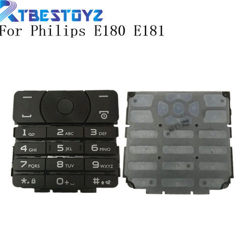 Оригинальные клавиатуры RTBESTOYZ для Philips E180 E181 мобильного телефона, ключа Button для Xenium E180 E181, клавиатура мобильного телефона ► Фото 1/3
