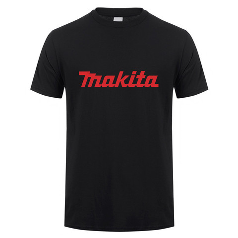 Мужская футболка с короткими рукавами Makita Tools, хлопковая футболка с короткими рукавами, модные футболки для мужчин, лето, 2022 ► Фото 1/6