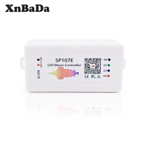 Светодиодный контроллер драйвера SP107E, Bluetooth Pixel IC SPI Music, с помощью приложения для телефона, для полосок WS2812B WS2811 WS2813 SK6812 ► Фото 1/4