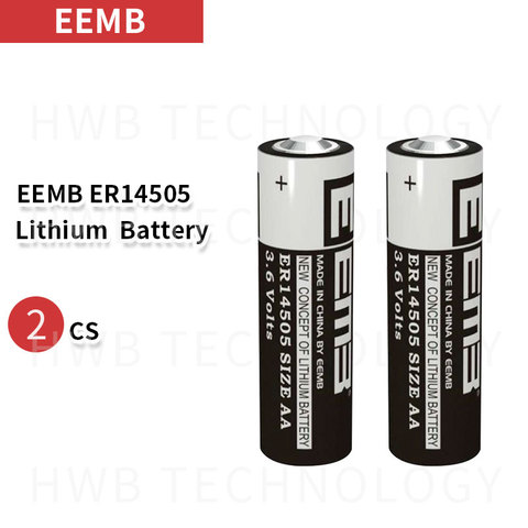 2 шт./лот EEMB ER14505 AA 3,6 В 2400 мАч, литиевая батарея, новый патрулирующий стержень, литиевая батарея PLC, инструмент, батарея ► Фото 1/6
