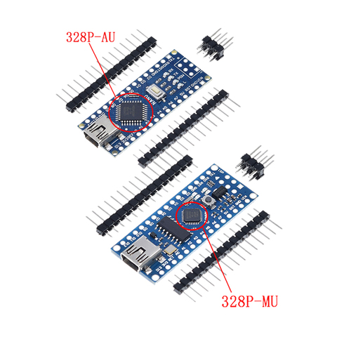 Плата микроконтроллера Atmega328 Nano V3.0 ATmega328P CH340G 5 в 16 м для Arduino 328P NANO 3,0 CH340 ► Фото 1/6