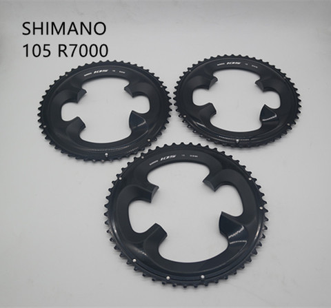 SHIMANO 105 R7000 передняя Звездочка 22 Скорость дорожный велосипед 110BCD 34 Т 36-39T 50 т 52 53 т зуб дорожный велосипед, способный преодолевать Броды для R7000 диаметра окружности болтов ► Фото 1/1