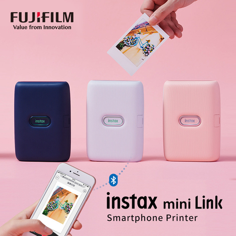 Новый принтер Fujifilm Instax Mini Link, цифровая печать с видео, контроль движения, печать вместе в забавном режиме ► Фото 1/6