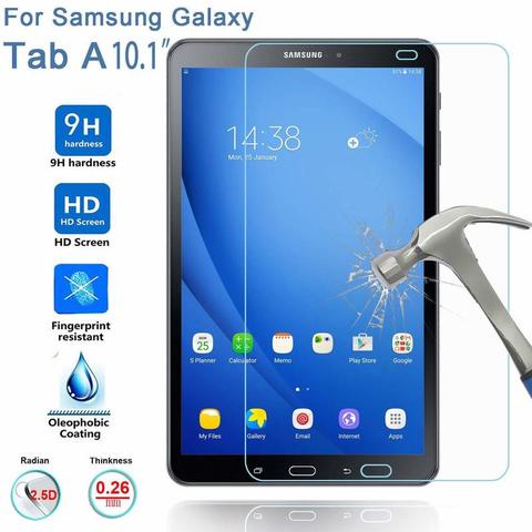 Закаленное HD-стекло для Samsung Galaxy Tab A A6 10,1 2016, Защита экрана для Galaxy Tab A 10,1 дюйма, искусственное стекло для планшета ► Фото 1/6