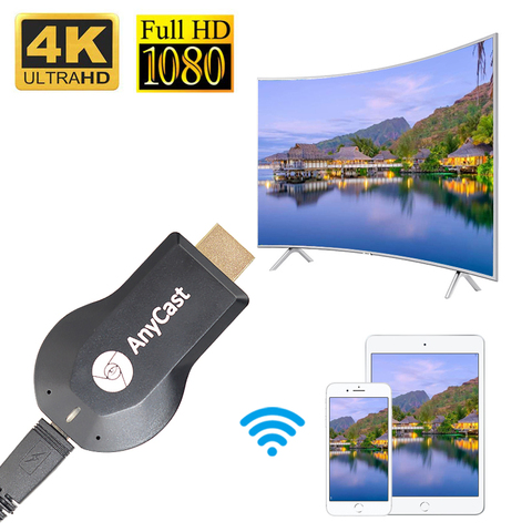 Адаптер для телевизора Anycast 1080P M4, беспроводной адаптер для телевизора DLNA AirPlay Mirror HDMI, приемник Miracast HDMI для IOS, Android ► Фото 1/6