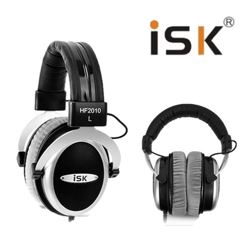 Полуоткрытые наушники iSK HF2010 с монитором, Hi-Fi стереогарнитура для студийной записи звука, наушники с шумоподавлением ► Фото 1/4
