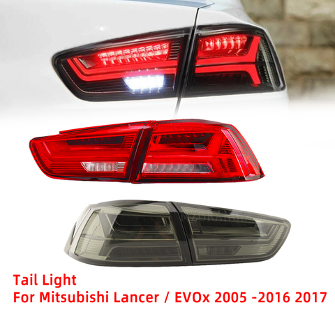 Задний фонарь MZORNAGE для Mitsubishi Lancer / EVOx 2005 -2016 2017, задний свет, обратный светильник, светильник заднего хода, светильник поворотного сигнала, за... ► Фото 1/6