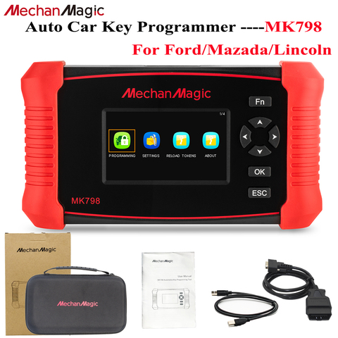 Механический дистанционный ключ MK798, программирующий инструмент, автомобильный Immo программатор для Ford Mazda, слесарный инструмент ► Фото 1/6