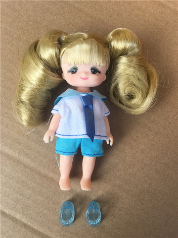 Редкая миниатюрная кукла Licca Sister ограниченного выпуска, игрушка, мультяшная кукла для девочек «сделай сам», одевающиеся игрушки для волос, коллекция, милая кукла с головой ► Фото 1/6