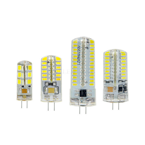 Новый 2022 G4 Светодиодный светильник SMD 3014 DC 12V AC 220V 3W 5W 10W 12W с регулируемой яркостью светодиодный Dimmbar Kronleuchter Lichter Erset ► Фото 1/6