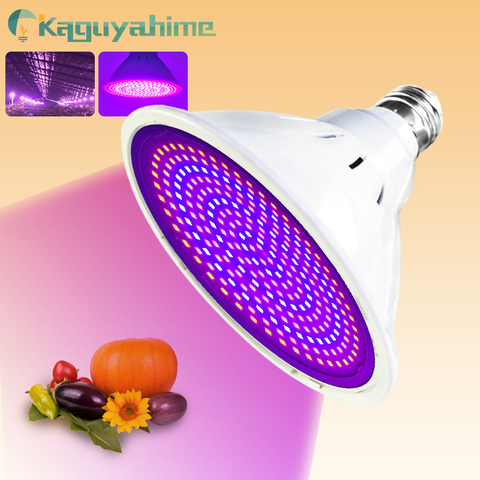 Светодиодная лампа Kaguyahime для выращивания растений, 85-265 в, E27, лампа полного спектра, 4 Вт, 30 Вт, 50 Вт, комнатная лампа для растений, IR UV, светодио... ► Фото 1/6