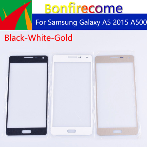 Внешнее Переднее стекло, для Samsung Galaxy A5 2015 A500 A500F A500FU A500M A500Y A500FQ, Замена объектива сенсорного экрана, 5,0 дюйма ► Фото 1/4