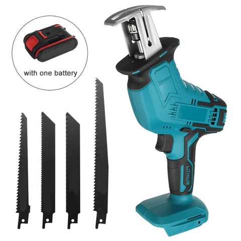 Дрель makita 18V аккумуляторная электрическая сабельная пила Регулируемый Скорость сабля портативная деревянная ленточная пила для резки мета... ► Фото 1/4