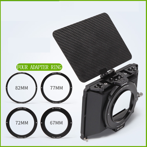 4*5,65 mini matte box Для беззеркальных камер DSLR бленда объектива Аксессуары для использования для A7/BMPCC/S1H VS Tilta MB-T15 mini matte box ► Фото 1/6