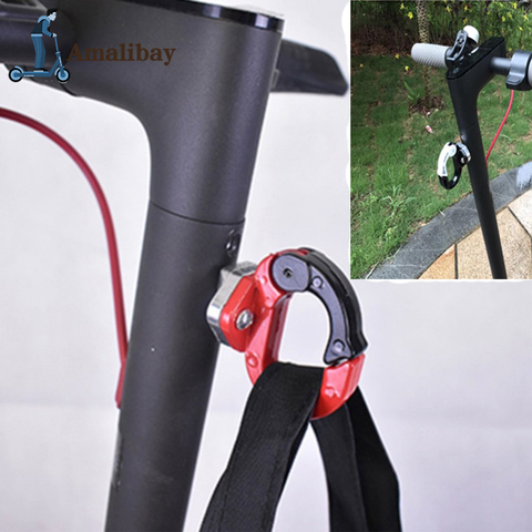 Детали для электрического скутера, передняя вешалка с крючком для Xiaomi M365, сумки для шлема, детский крючок для ручки скутера, детали для M365 Pro ... ► Фото 1/6