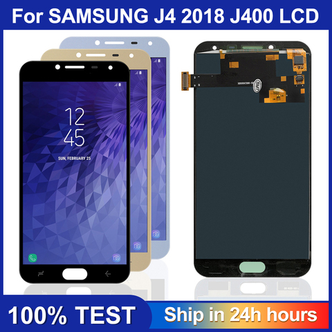 ЖК-дисплей с сенсорным экраном и дигитайзером в сборе для Samsung Galaxy J4 2022, J400, J400F, J400H, J400M, J400G/DS ► Фото 1/6