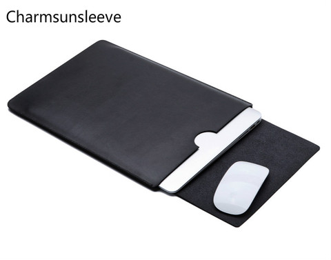 Ультратонкий чехол Charmsunsleeve для HUAWEI Honor MagicBook Pro 2022 16,1 дюйма, чехол из микрофибры и кожи для ноутбука ► Фото 1/6