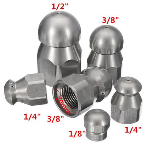 Насадка для мойки под давлением, 3/8 дюйма, 1/8 дюйма, 1/4 дюйма, 1/2 дюйма ► Фото 1/6