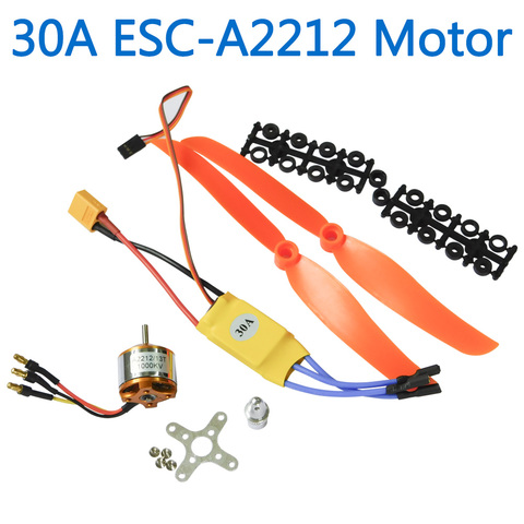 Новый бесщеточный двигатель Sida XXD A2212 KV930/1000/1400/2200 30A ESC + 1045 весло RC Power ► Фото 1/6