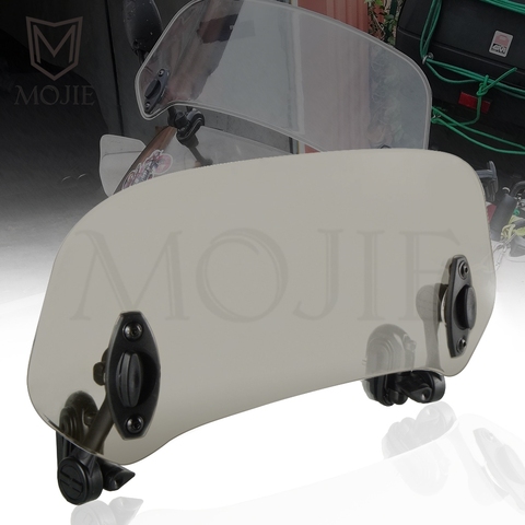 Удлинитель для лобового стекла мотоцикла, спойлер, ветровой экран, дефлектор воздуха для YAMAHA MT09 MT07 MT10 TRACER 700 900 GT Tricity 125 155 ► Фото 1/6