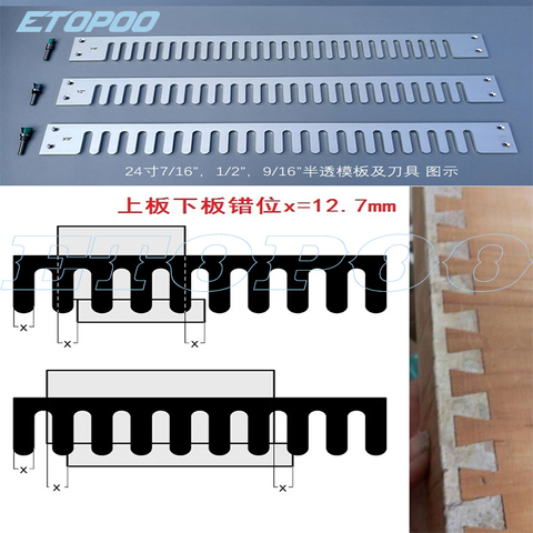 Полупрямой шаблон для фрезы, инструменты «сделай сам» для работ по дереву, 12/24 дюйма ► Фото 1/6