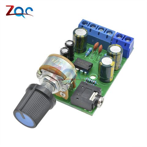 TDA2822 TDA2822M 2,0 плата стерео усилителя звука, двухканальная Плата усилителя AUX, модуль платы для Arduino DC 1,8-12 В ► Фото 1/1