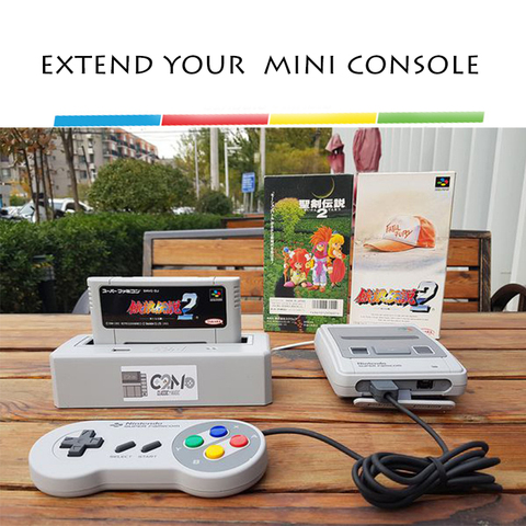 Адаптер для C2M Classic 2 Magic Play Game Carts, совместимый с NTSC и PAL, 16-битная консоль для SNES Mini Classic ► Фото 1/5