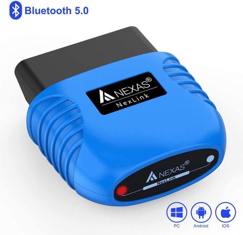 Диагностический сканер NEXAS NexLink Bluetooth 5,0 OBD2 для iOS Android Windows ► Фото 1/6