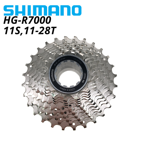 SHIMANO 105 CS R7000 бездорожье шоссейный велосипед 11 скоростной свободный руль Cogs 11-28T 105 R7000 Кассетная Звездочка для велосипеда 11 s 11v ► Фото 1/5