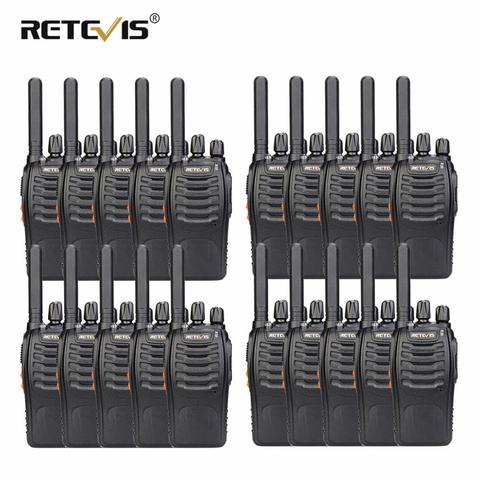 Портативная рация Retevis H777 Plus PMR446 H777, 20 шт., двухсторонняя рация H777 для отелей, ресторанов, супермаркетов, систем безопасности ► Фото 1/6