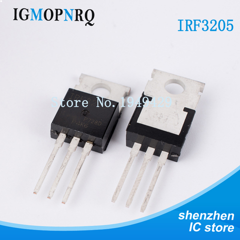 10 шт., бесплатная доставка, IRF3205 MOSFET IRF3205PBF MOSFT 55V 98A 8mOhm 97.3nC TO-220, новинка, оригинал ► Фото 1/2