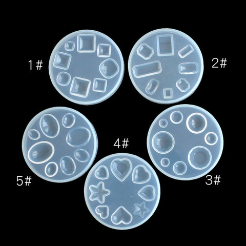Ювелирный инструмент «сделай сам», силиконовая форма, круглая овальная квадратная форма, форма для подвесок и сережек ручной работы, украше... ► Фото 1/6