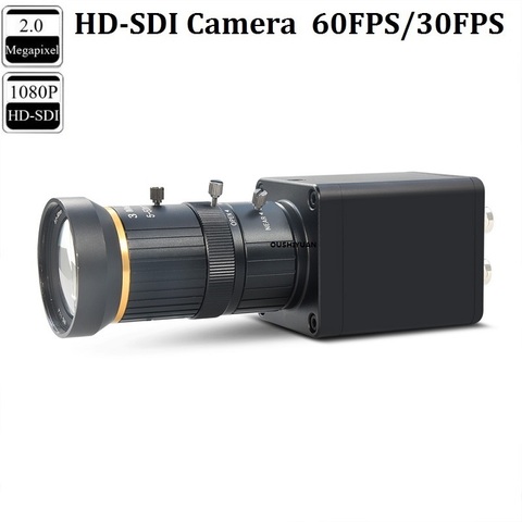 CCTV промышленное вещание HD-SDI 2.0MP 1080P 50i/60i 60fps/50fps объектив 5-50 мм коробка безопасности SDI камера ► Фото 1/5