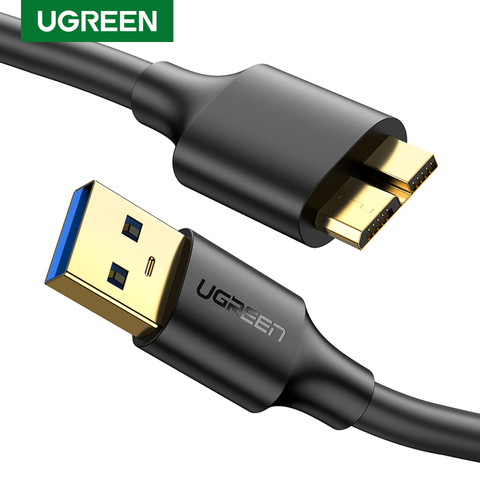Ugreen микро USB 3,0 кабель 3A быстрой зарядки USB кабель для передачи данных Шнур мобильный телефон кабели для передачи данных для Samsung Note 3 S5 Toshiba же... ► Фото 1/6