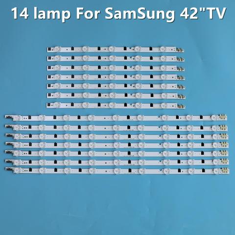 Светодиодная лента для подсветки 42 дюйма 14 светодиодов s для UE42F5000 UE42F5000AK UE42F5300 UE42F5500 UE42F5700 UE42F5030 ► Фото 1/5