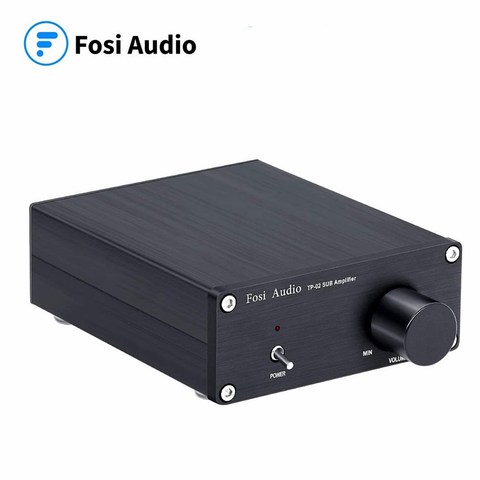 Fosi аудио TP-02 усилитель сабвуфера TDA7498E Mini Sub Bass Amp Digital Class D интегрированный сабвуфер усилитель 220 Вт amplificador ► Фото 1/6