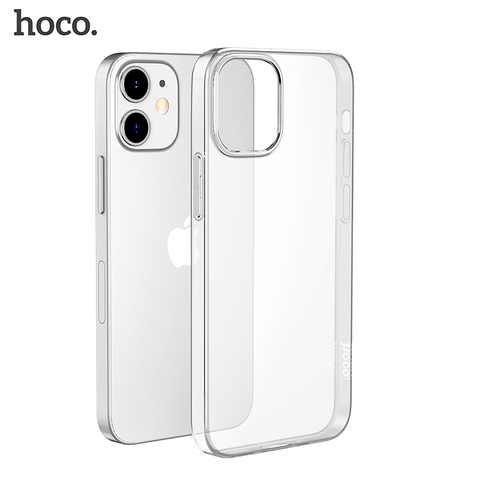 Оригинальный прозрачный мягкий чехол HOCO из ТПУ для iPhone 12 12 Pro Max, прозрачный защитный чехол, ультратонкая защита для iPhone 12 mini ► Фото 1/6