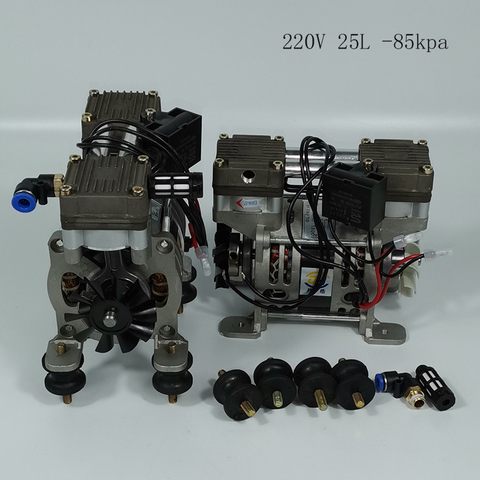 Безмасляный вакуумный насос OL90A, микро-насос 80 Вт, медицинский тихий поршень, портативный воздушный насос с отрицательным давлением ► Фото 1/6