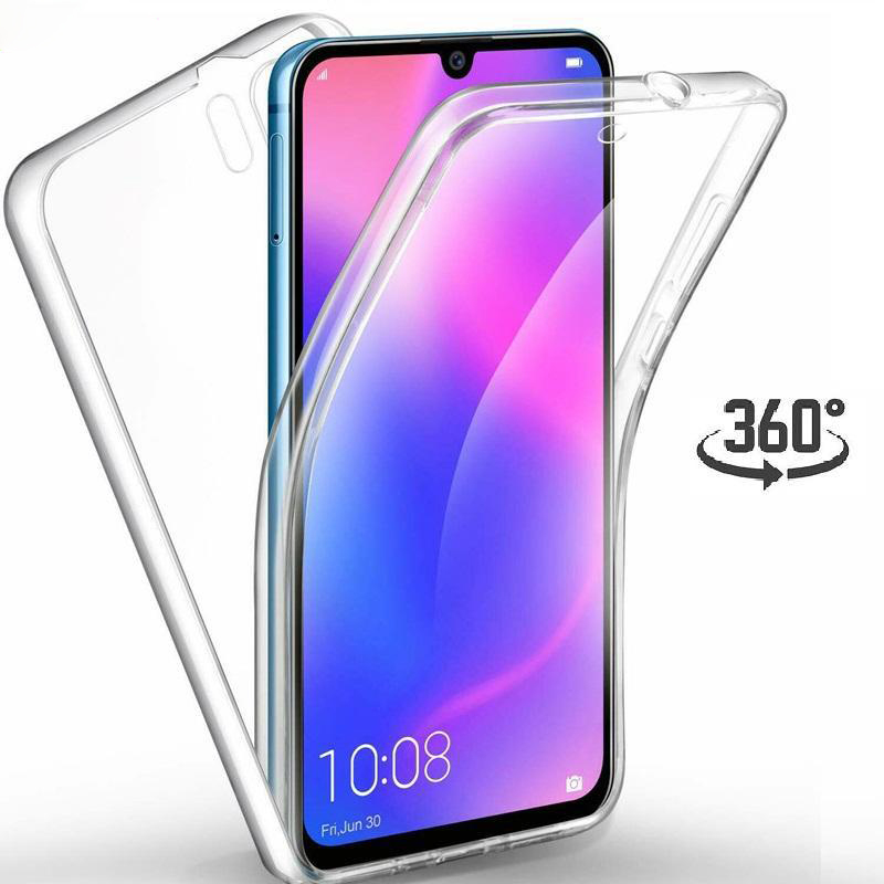 Двойной чехол с полным покрытием 360 для Huawei P30 P20 P10 Lite P Smart Mate 20 Honor 10 Lite 10i 8A 8X 20, прозрачный чехол ► Фото 1/6