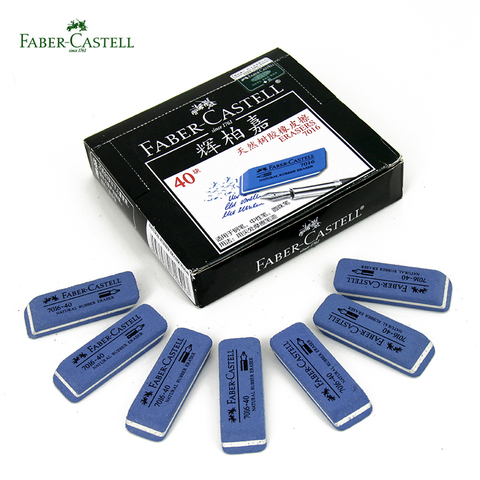 Немецкий ластик Faber Castell из натуральной резины 7016-40/7016-80 Specil для ручки, ручка с гелевыми чернилами, шариковая ручка, ластик для офиса и школы ► Фото 1/6