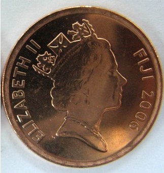 Фиджийская монета размером 17 мм, 100% Подлинная монета, оригинальная коллекция ► Фото 1/1