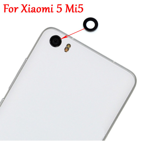 2 шт., 100% новая Оригинальная задняя камера, стеклянная крышка объектива с клеем для Xiaomi 5 Mi 5 Mi5 M5, быстрая доставка ► Фото 1/1