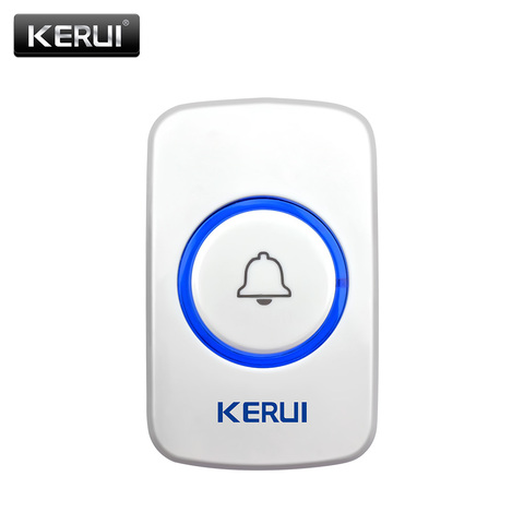Кнопка дверного звонка KERUI F52 F51, водонепроницаемый беспроводной сенсорный смарт-приемник для домашних ворот, охранный дверной звонок, Авари... ► Фото 1/4