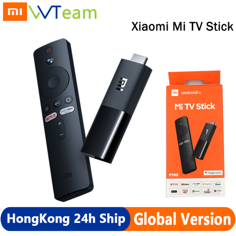 Xiaomi Mi TV Stick глобальная версия Android TV FHD HDR четырехъядерный HDMI 1 ГБ ОЗУ 8 Гб ПЗУ Bluetooth Wifi Netflix Google Assistant ► Фото 1/6