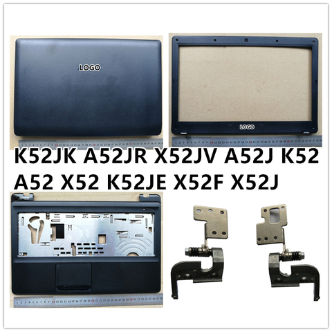 Новый ноутбук для ASUS K52JK A52JR X52JV A52J K52 A52 X52 K52JE X52F X52J, ЖК-задняя крышка, верхний чехол/передняя панель/Подставка для рук/петли ► Фото 1/6
