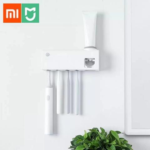 Держатель для зубной щетки Xiaomi Dr.Meng, умный индукционный держатель для дезинфекции зубов, уф стерилизация, окружающее пространство ► Фото 1/5