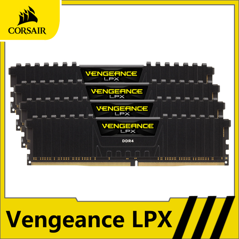 CORSAIR Vengeance LPX DDR4 ОЗУ 8 Гб 16 Гб 2400 МГц 2666 МГц настольная Память DIMM для ПК компьютера 288 Pin оперативная Память DDR4 модуль памяти ► Фото 1/6